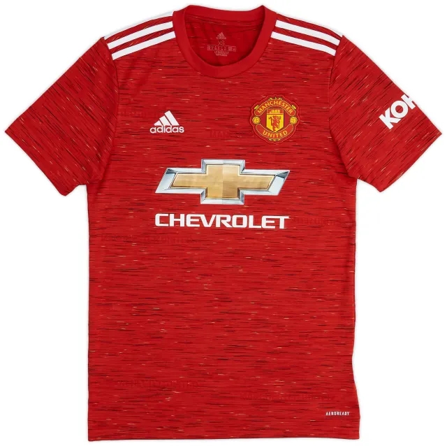 adidas 2020-21 Manchester United Home Shirt - 8/10 - (XS)