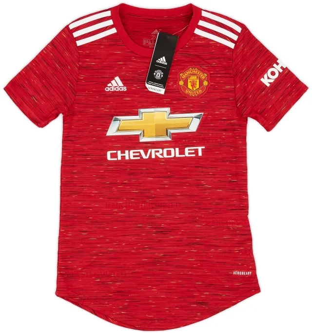 adidas 2020-21 Manchester United Home Shirt (Women's XS)