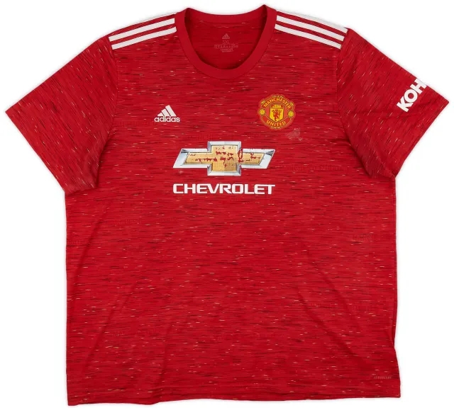 adidas 2020-21 Manchester United Home Shirt - 5/10 - (3XL)