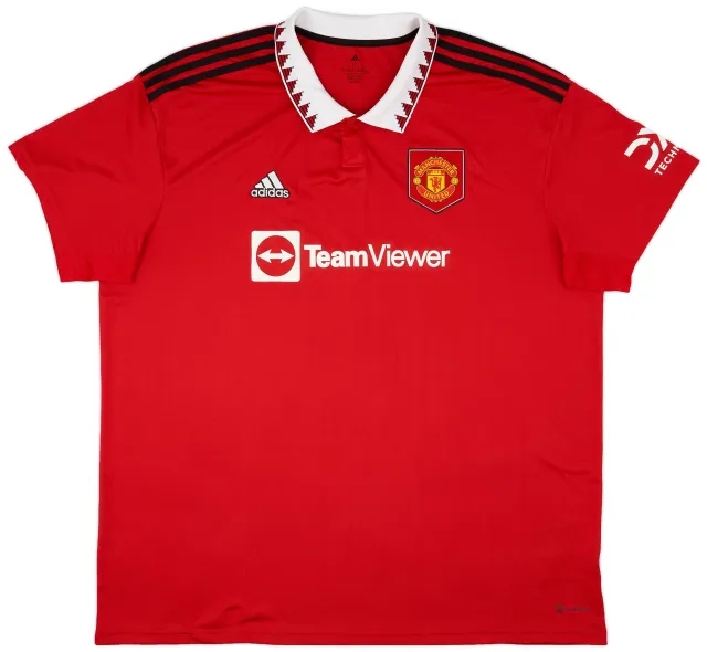 adidas 2022-23 Manchester United Home Shirt - 9/10 - (3XL)