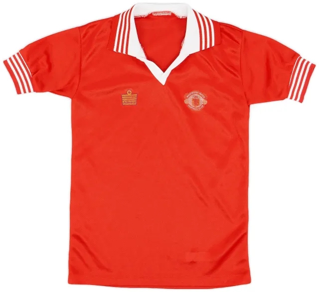 Admiral 1976-80 Manchester United Home Shirt - 6/10 - (L.Boys)