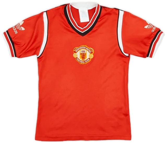 adidas 1984-86 Manchester United Home Shirt - 7/10 - (2-3 Years)