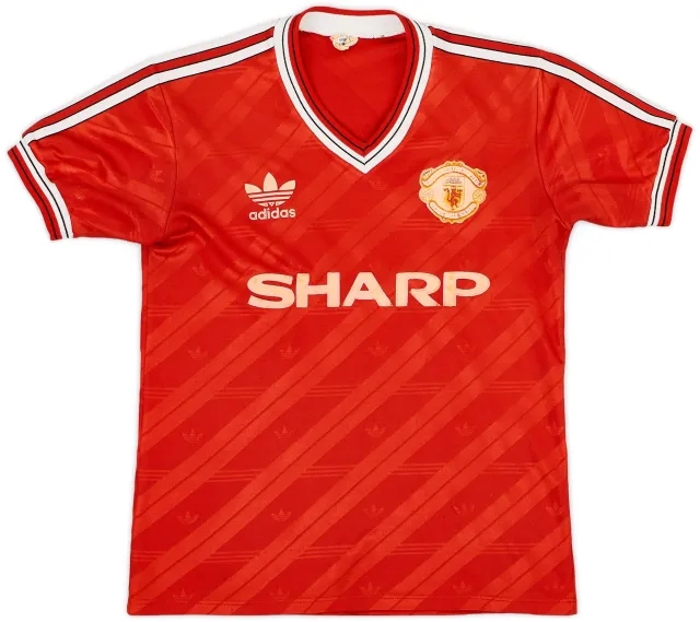 adidas 1986-88 Manchester United Home Shirt - 6/10 - (S)