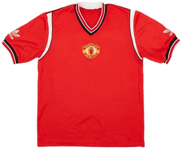 adidas 1984-86 Manchester United Home Shirt - 9/10 - (S)