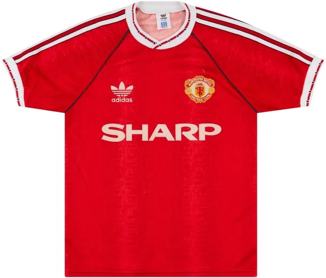 adidas 1990-92 Manchester United Home Shirt - 6/10 - (S)
