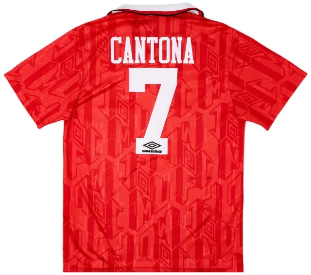 Umbro 1992-94 Manchester United Home Shirt Cantona #7 - 6/10 - (L)
