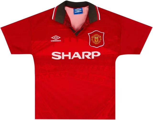 Umbro 1994-96 Manchester United Home Shirt - 5/10 - (Y)