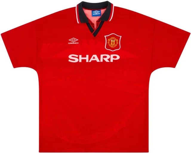 Umbro 1994-96 Manchester United Home Shirt - 6/10 - Y