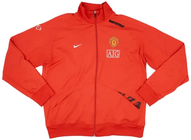 2008-09 Manchester United Nike Track Jacket - 9/10 - (XXL)