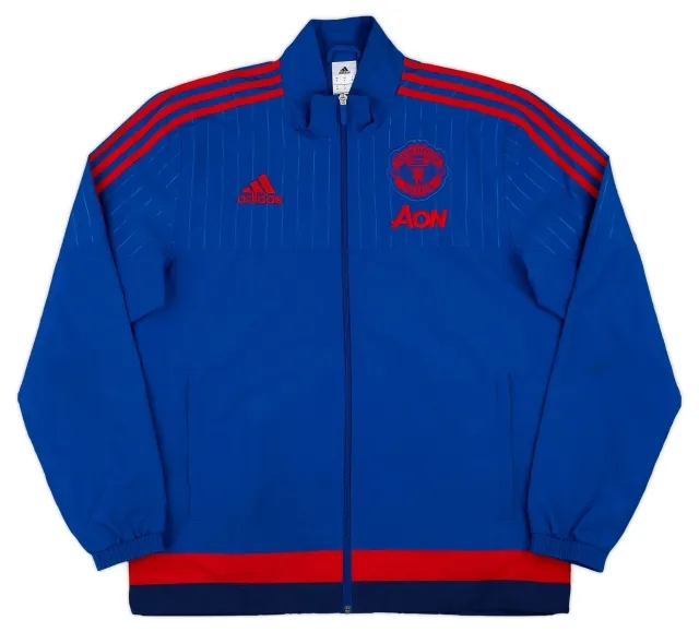 2015-16 Manchester United adidas Presentation Jacket - 10/10 - (M)