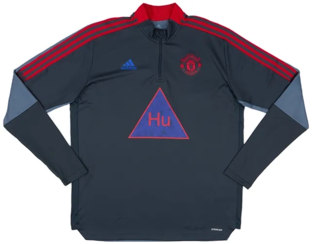 2020-21 Manchester United adidas x Humanrace 1/4 Zip Drill Top - 10/10 - (XL)