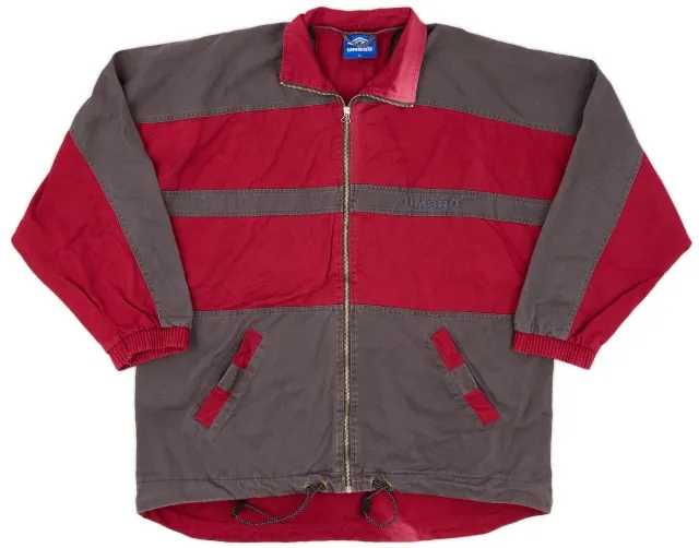 1996-97 Manchester United Umbro Denim Track Jacket - 8/10 - (XL)