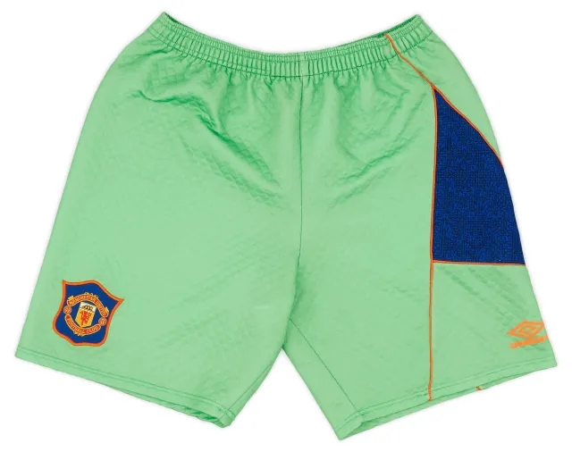 Umbro 1994-96 Manchester United GK Shorts - Very Good 6/10 - (XXL)