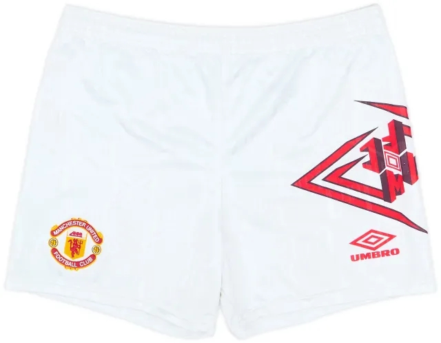 Umbro 1992-94 Manchester United Home Shorts - 7/10 - (S)