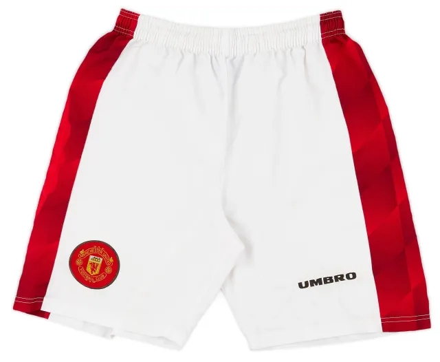 Umbro 1996-98 Manchester United Home Shorts - 5/10 - (S)