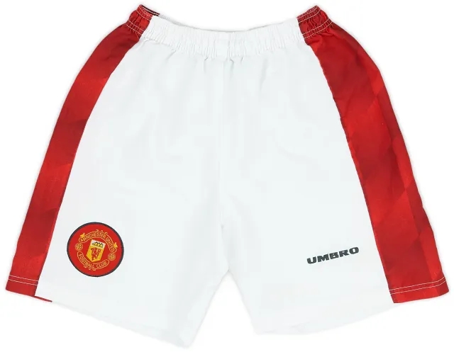 Umbro 1996-98 Manchester United Home Shorts - 7/10 - (S)