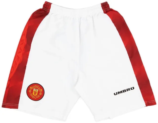 Umbro 1996-98 Manchester United Home Shorts - 5/10 - (S)