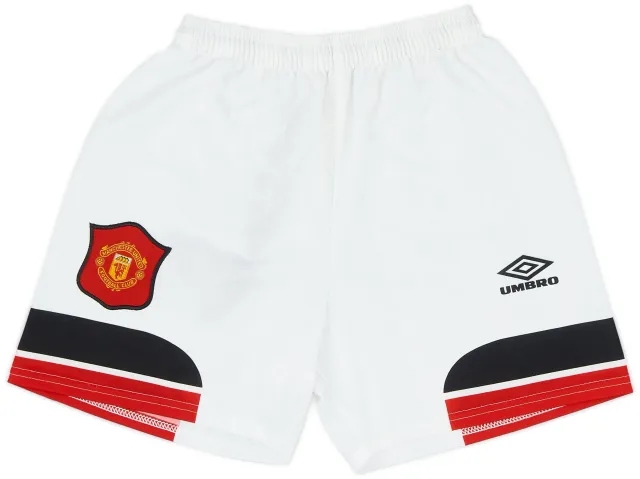 Umbro 1994-96 Manchester United Home Shorts - Very Good 6/10 - (S)