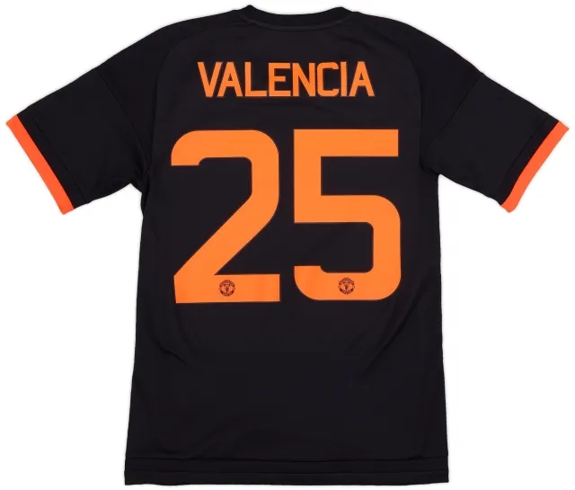 adidas 2015-16 Manchester United Third Shirt Valencia #25 - 8/10 - (S)