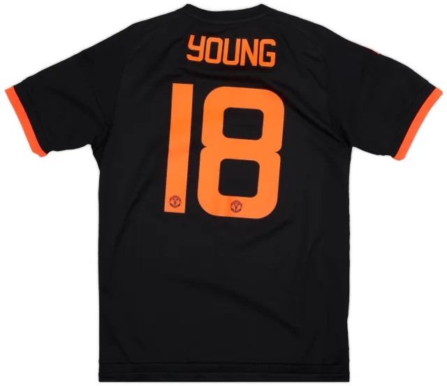 adidas 2015-16 Manchester United Third Shirt Young #18 - 9/10 - (M)
