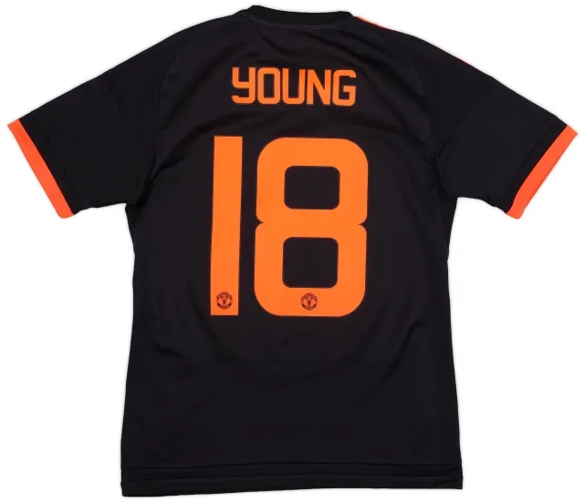adidas 2015-16 Manchester United Third Shirt Young #18 - 9/10 - (S)