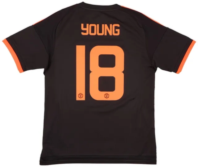 adidas 2015-16 Manchester United Third Shirt Young #18 - 8/10 - (M)
