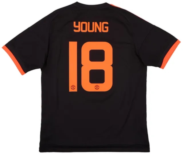adidas 2015-16 Manchester United Third Shirt Young #18 - 9/10 - (L)