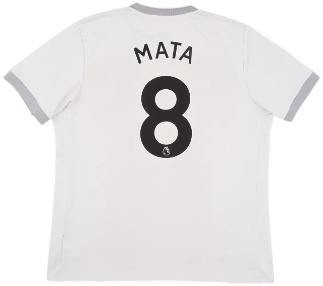 adidas 2017-18 Manchester United Third Shirt Mata #8 - 7/10 - (XL)