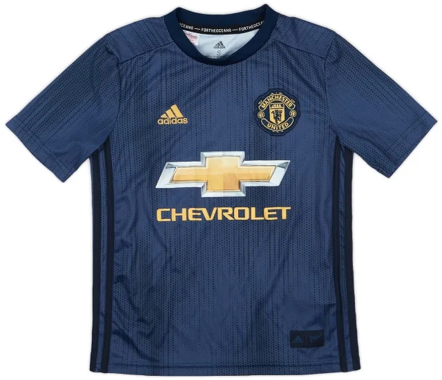 adidas 2018-19 Manchester United Third Shirt - 10/10 - (S.Boys)