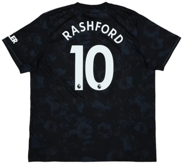 adidas 2019-20 Manchester United Third Shirt Rashford #10 - 8/10 - (XXL)