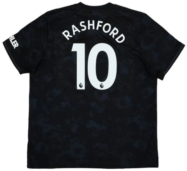 adidas 2019-20 Manchester United Third Shirt Rashford #10 - 9/10 - (XXL)