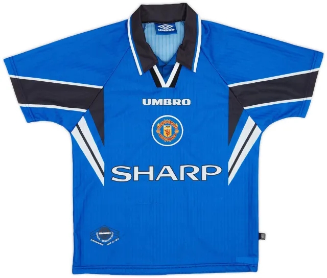 Umbro 1996-98 Manchester United Third Shirt - 8/10 - (L.Boys)