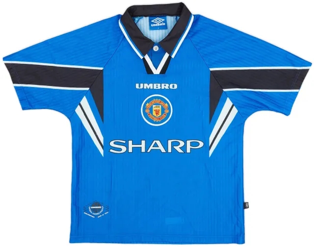 Umbro 1996-98 Manchester United Third Shirt - 8/10 - (Y)