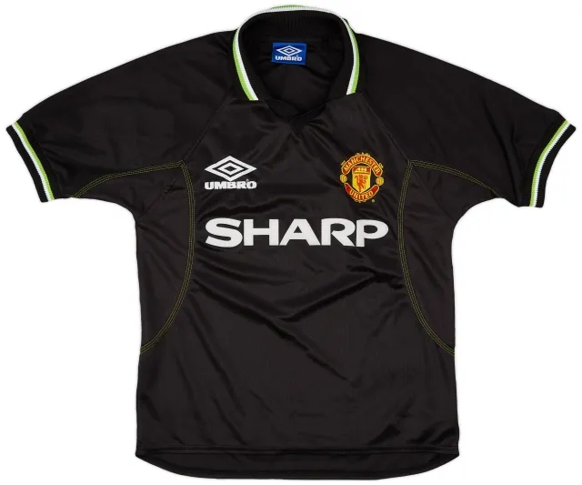 Umbro 1998-99 Manchester United Third Shirt - 8/10 - (XL.Boys)