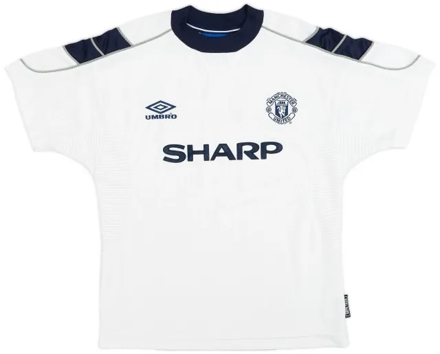 Umbro 1999-00 Manchester United Third Shirt - 8/10 - (M.Boys)