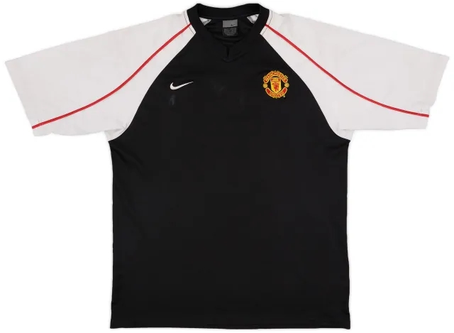 2002-03 Manchester United Nike Polo Shirt - 9/10 - (L)