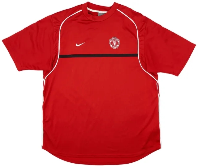 2002-03 Manchester United Nike Training Shirt - 9/10 - (XXL)