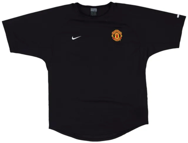 2002-03 Manchester United Nike Polo Shirt - 8/10 - (S)