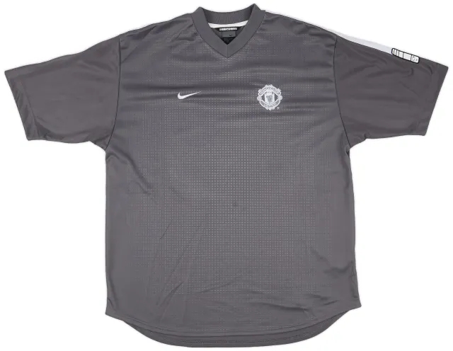 2002-03 Manchester United NIke Training Shirt - 9/10 - (L)