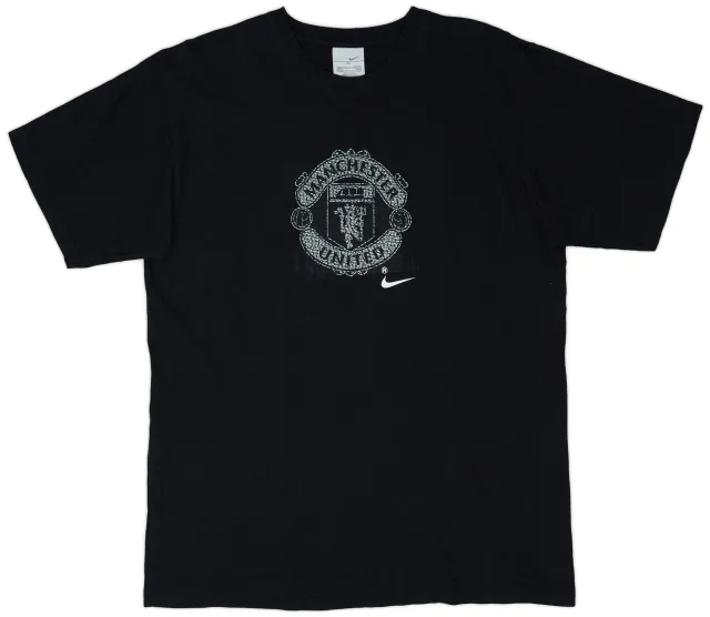 adidas 2004-05 Manchester United Nike Cotton Tee - 9/10 - (XL)