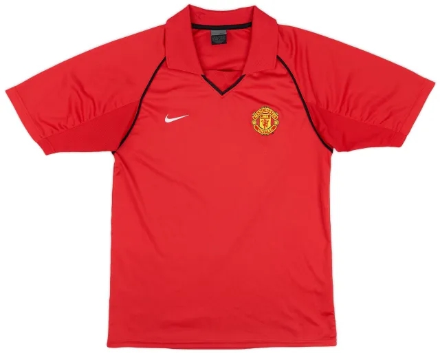 2004-05 Manchester United Nike Training Shirt - 9/10 - (M)