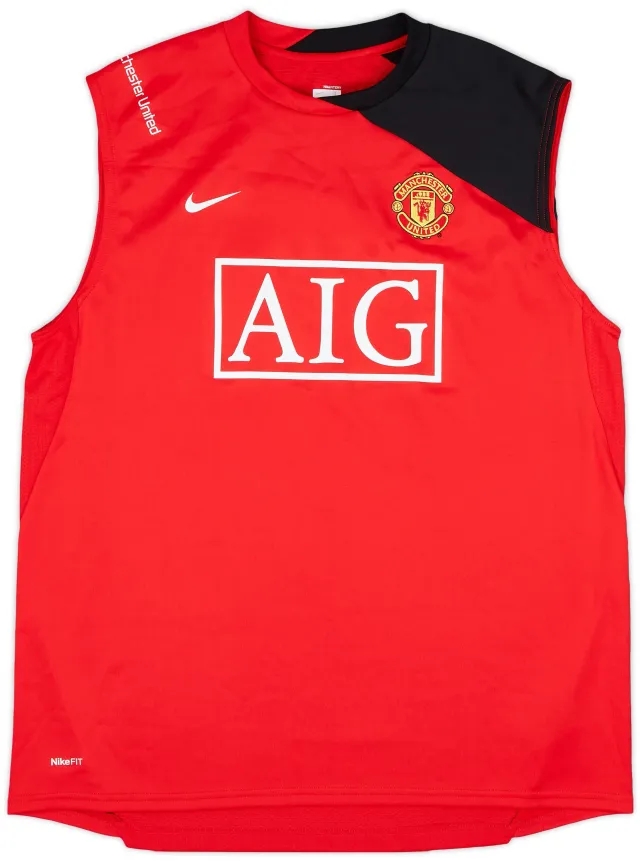 2008-09 Manchester United Nike Training Shirt - 5/10 - (S)
