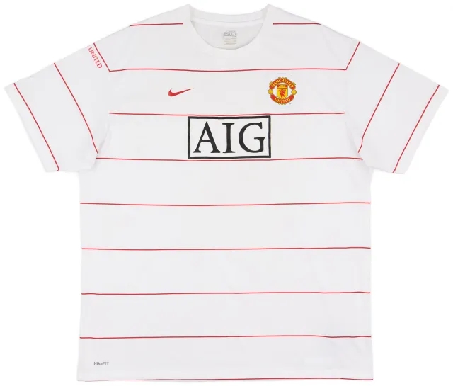 2008-09 Manchester United Nike Training Shirt - 8/10 - (XXL)