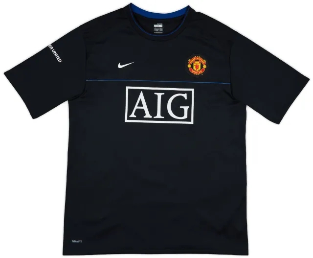 2008-09 Manchester United Nike Training Shirt - 9/10 - (XL)