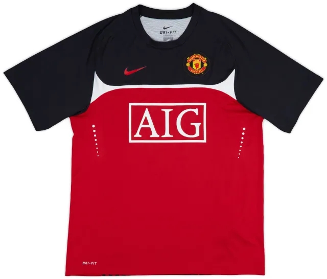 2010-11 Manchester United Nike Training Shirt - 9/10 - (L)