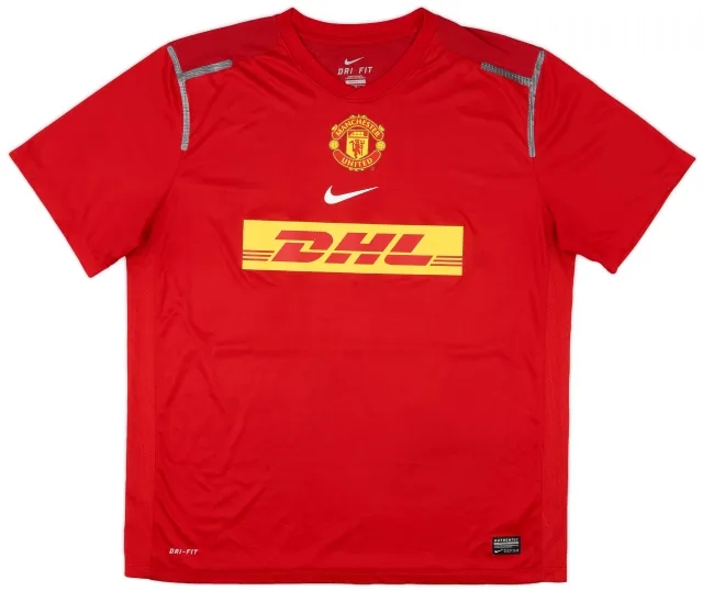 2012-13 Manchester United Nike Polo Shirt - 9/10 - (L)