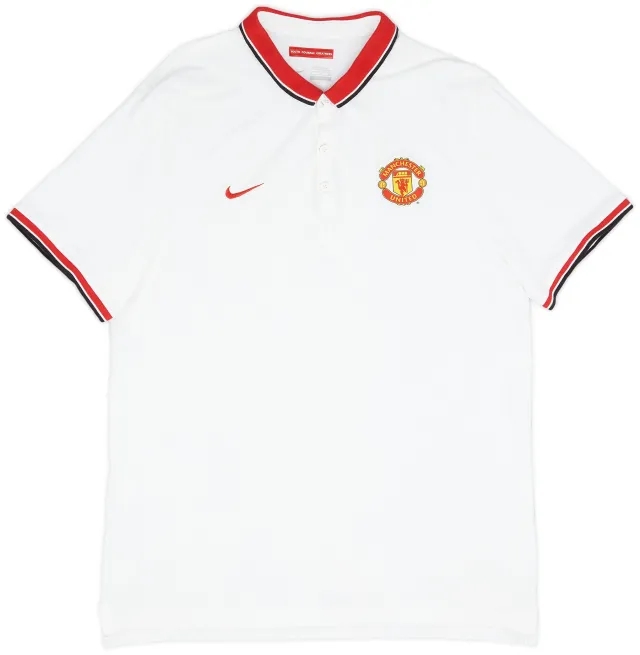 2013-14 Manchester United Nike Polo Shirt - 7/10 - (S)