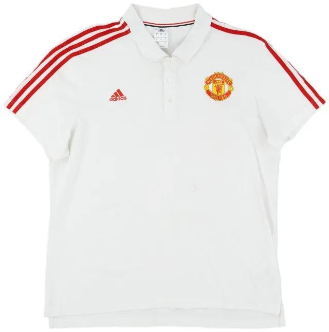 2015-16 Manchester United adidas Polo Shirt - 6/10 - (XL)