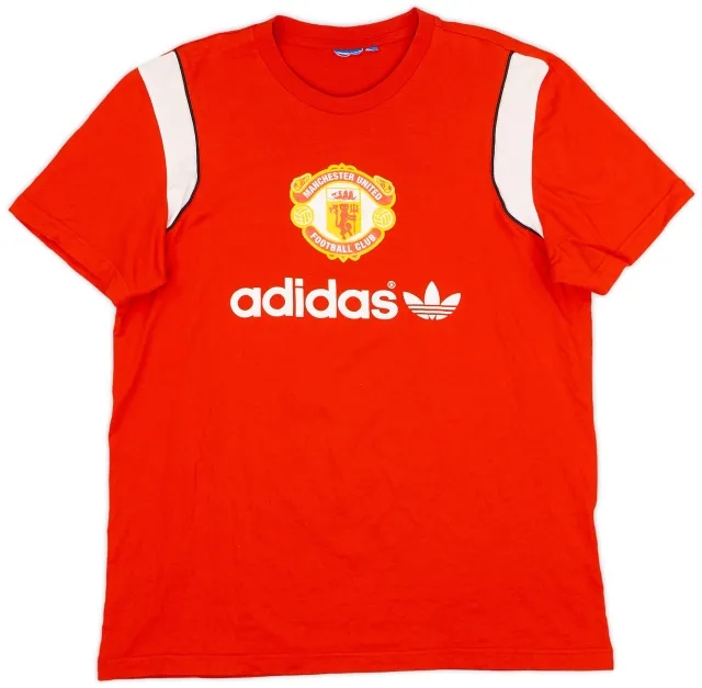 2015-16 Manchester United adidas Originals Graphic Tee - 7/10 - (M)