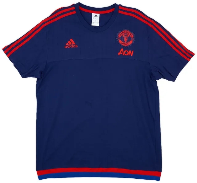 2015-16 Manchester United adidas Training Shirt - 9/10 - (XL)